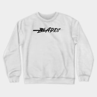 Blades logo (BLACK) Crewneck Sweatshirt